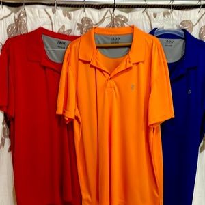 BUNDLE OF 3! Izod mens xxxl short sleeve golf shirts